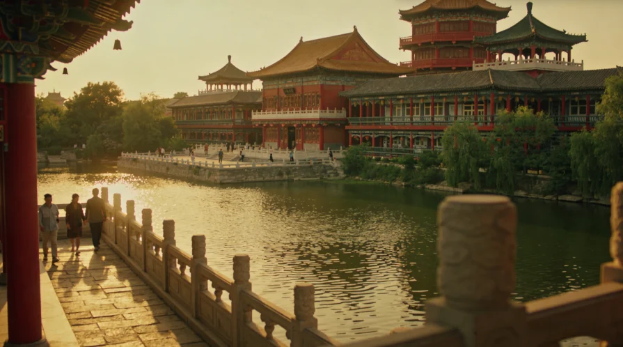 Longting Park — Imperial Palace Ruins and Pan and Yang Lakes