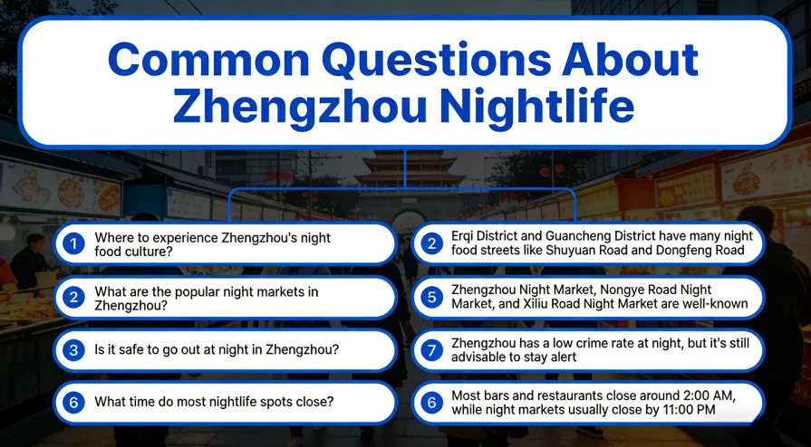 Frequently Asked Questions About Zhengzhou Nightlife