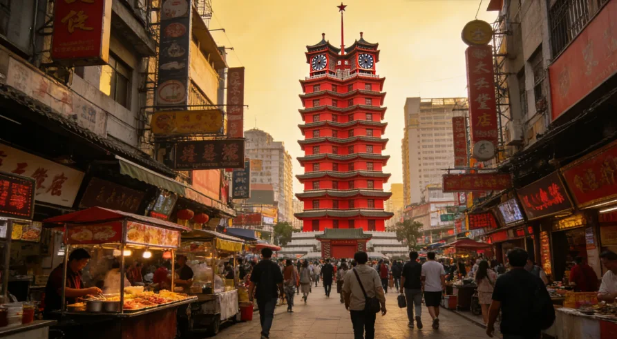 Zhengzhou Nightlife Erqi Square/Dehua Street