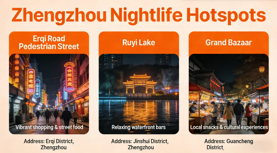 Recommended Nightlife Spots in Zhengzhou