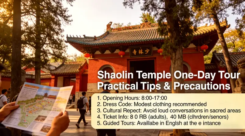Practical Tips and Precautions for a Day Trip to Shaolin Temple