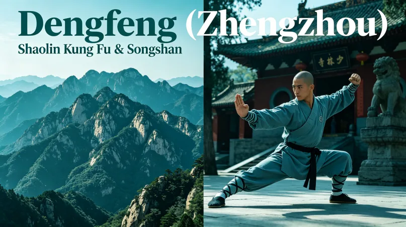 Dengfeng (under Zhengzhou) – Shaolin Kung Fu and Mount Song