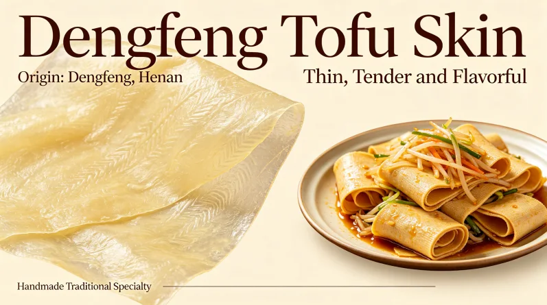 Dengfeng Tofu Skin – Good for Cold or Stir‑Fried Dishes