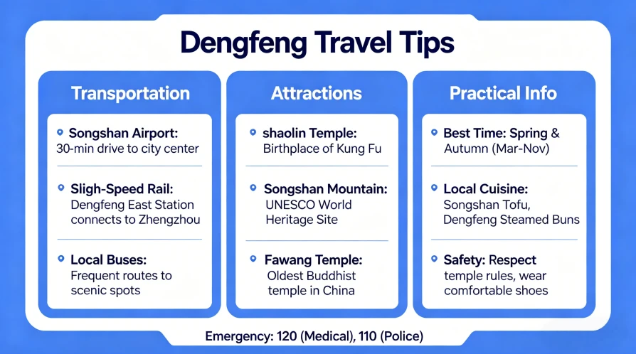 Practical Travel Tips for Dengfeng