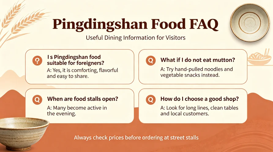 Frequently Asked Questions about Pingdingshan Food