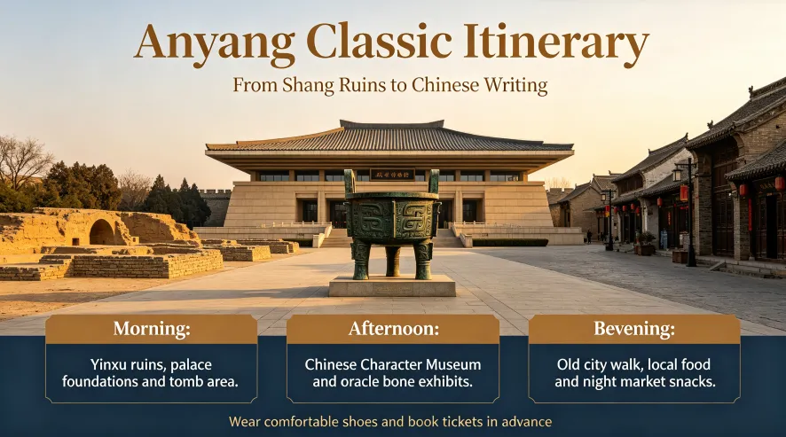 Suggested Itineraries for Anyang