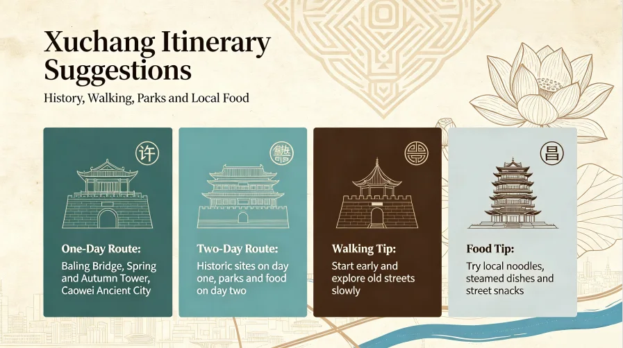 Suggested Itineraries for Xuchang