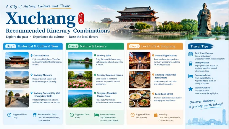 Suggested Itineraries for Xuchang